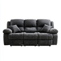 Sofa, rozk?adana sofa 3 miejsca ciemnoszary w prostok?tnym kszta?cie poliestru 210 x 95 x 102 cm