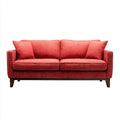 Sofa 2 czerwone miejsca 180 x 85 cm x 85 cm w prostok?tnym kszta?cie poliestru, 180 x 85 x 85 cm
