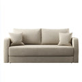 Sofa 2 be?owe fotele 180 x 90 x 85 cm w prostok?tnym poliestrze