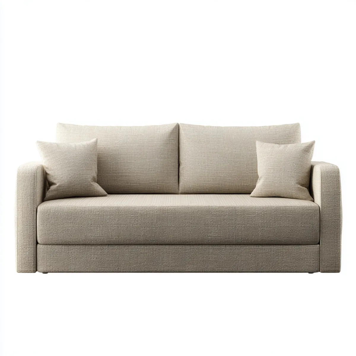 Sofa 2 be?owe fotele 180 x 90 x 85 cm w prostok?tnym poliestrze